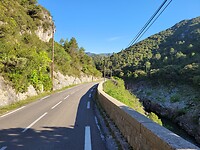 Route D4 door de Cevennen