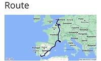 De route