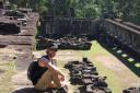 Hangen op de tempel