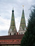 De torens van de kerk in Beilngries