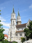 De kerk van het klooster
