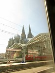 Keulen vanuit de trein