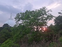 Zonsondergang Mihintale