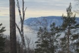 Lake Baikal vanuit de bergen