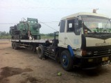 The truck and home of 6 persons