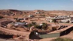 Deserted Coober Pedy ffrom above