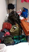 The look of our room after 5 minutes