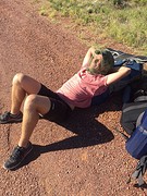 Even the best hitchhiker needs a rest at his time