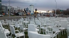 The white chairs