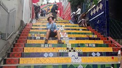 The famous stairs of Lapa
