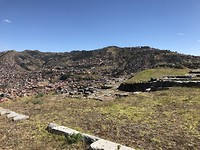 Uitzicht over de stad Cusco