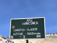 Bijna de top bereikt