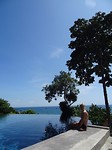 Stiekem een infinity pool bezoeken, was eigenlijk alleen voor gasten oeps!