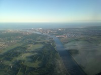 Spaarndam vanuit de lucht
