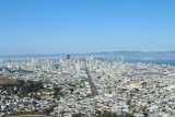 Uitzicht over SF vanaf Twin peaks