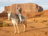 Diana op het paard in Monument valley