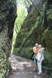 op de terugweg van een levada wandeling