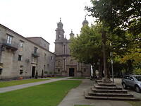 Het klooster in Poio.