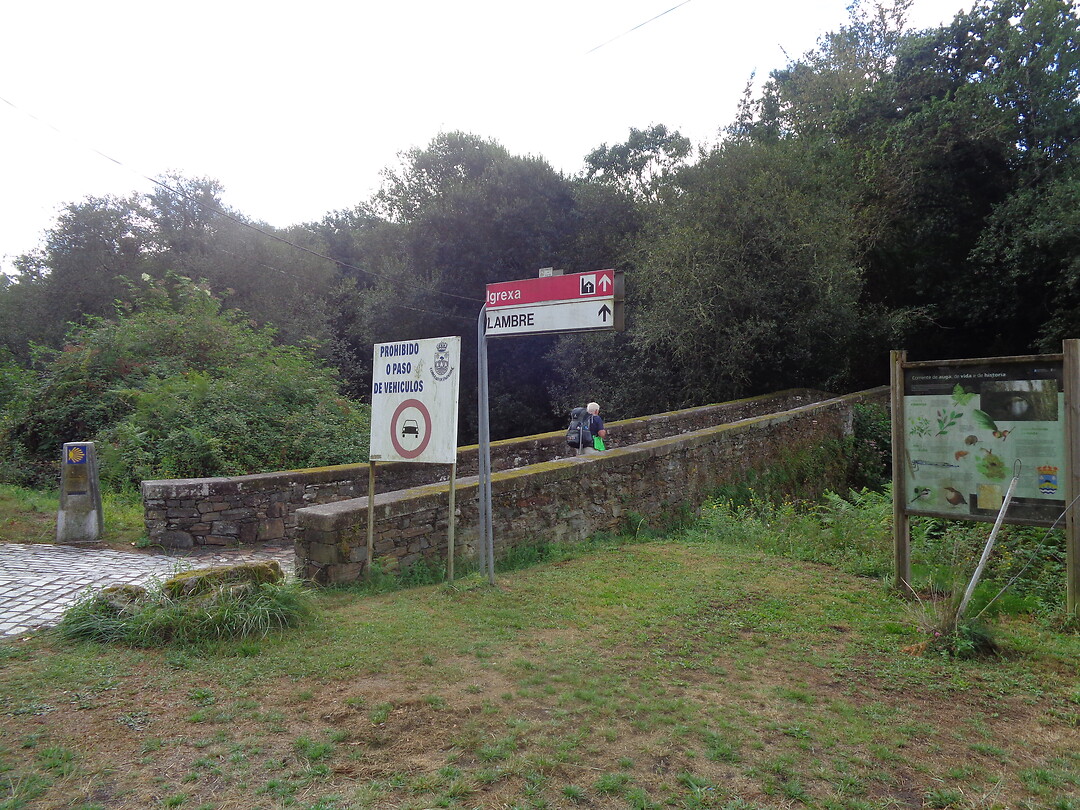Onderweg.