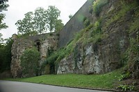 Oude vestingmuur van Luxemburg