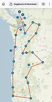Geplande route