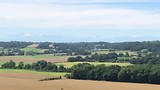 Uitzicht op de Pyreneeën vanuit Pimbo