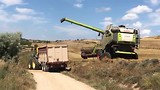 Legen van de combine.
