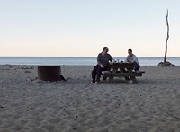 ontbijtje op het strand