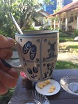 Delfs blauw bij onze homestay (Nederlandse eigenaresse)