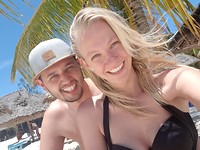Beach selfie