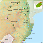 Route Zuid Afrika