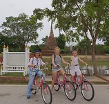 Fietsen in Sukhothai