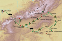 Fietsroute Marokko 2020