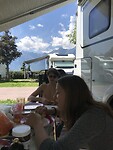 Uitzicht camping Merano