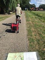 Met de kaart in de hand volgen we de routes