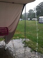 We eindigen de dagen in Denekamp met één plensbui