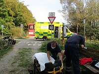 Met de ambulance naar het ziekenhuis in Simmerath