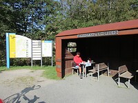Pauze op de grens van België en Duitsland