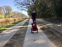 Via dit coronaproof fietspad terug naar de camping