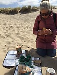 Picknicken in de duinen