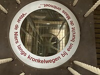 Boven in de toren deze spreuk