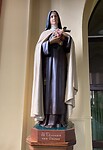De heilige Theresia van Lisieux, daar waren we anders geweest dit jaar, maar ja Corona