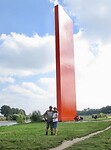 Rheinorange, het einde van de Ruhrtalradweg