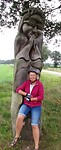 Bij Tante Rikie op schoot