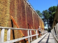 Gradierwerk in het park van Bad Oeynhausen