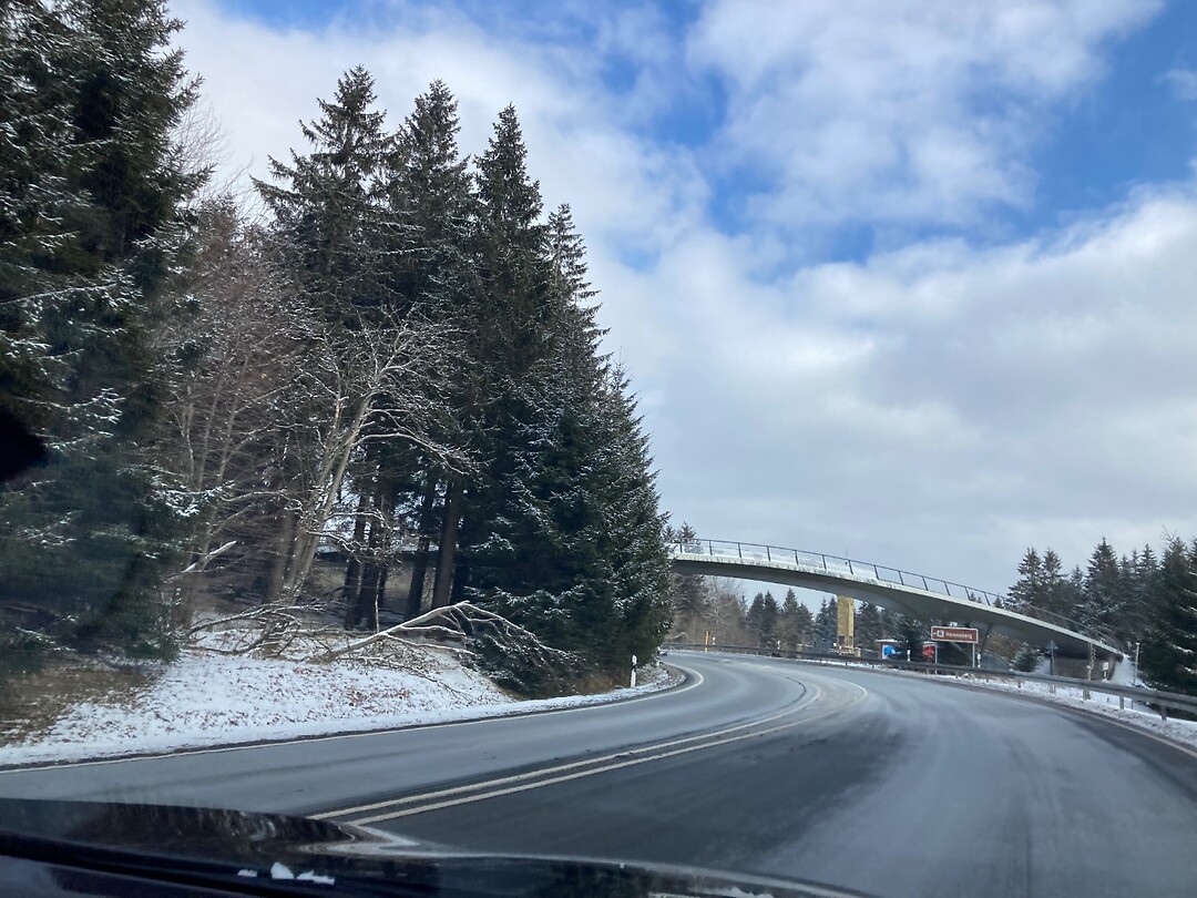 Via Oberhof terug naar Steinbach-Hallenberg