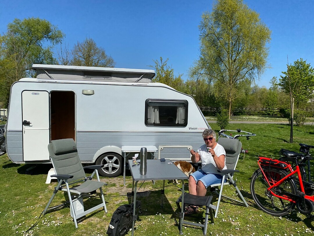 De laatste camping nu in Péronne aan de Somme