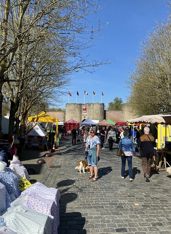 Even over de markt