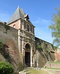 De poort van de vesting rond Péronne