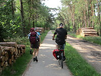 We passeren geregeld Pieterpad lopers